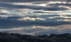 Все смешалось.. горы, небо, облака